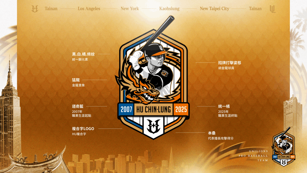 胡金龍引退LOGO設計概念01